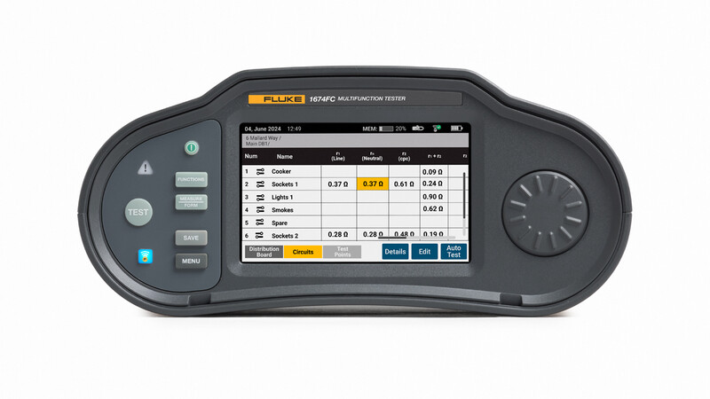 fluke Installationstestare fluke eprod 1674fc sch