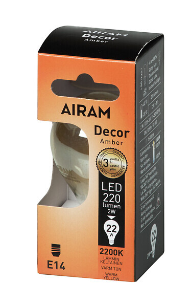 airam Led lamp fg p45 822 225lm e14 am