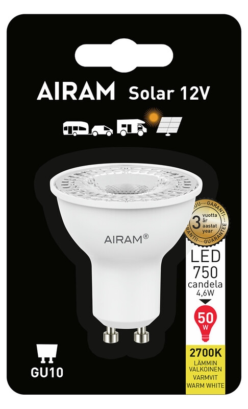 airam Kohdelamppu led special par16 827 345lm gu10 12v 36d