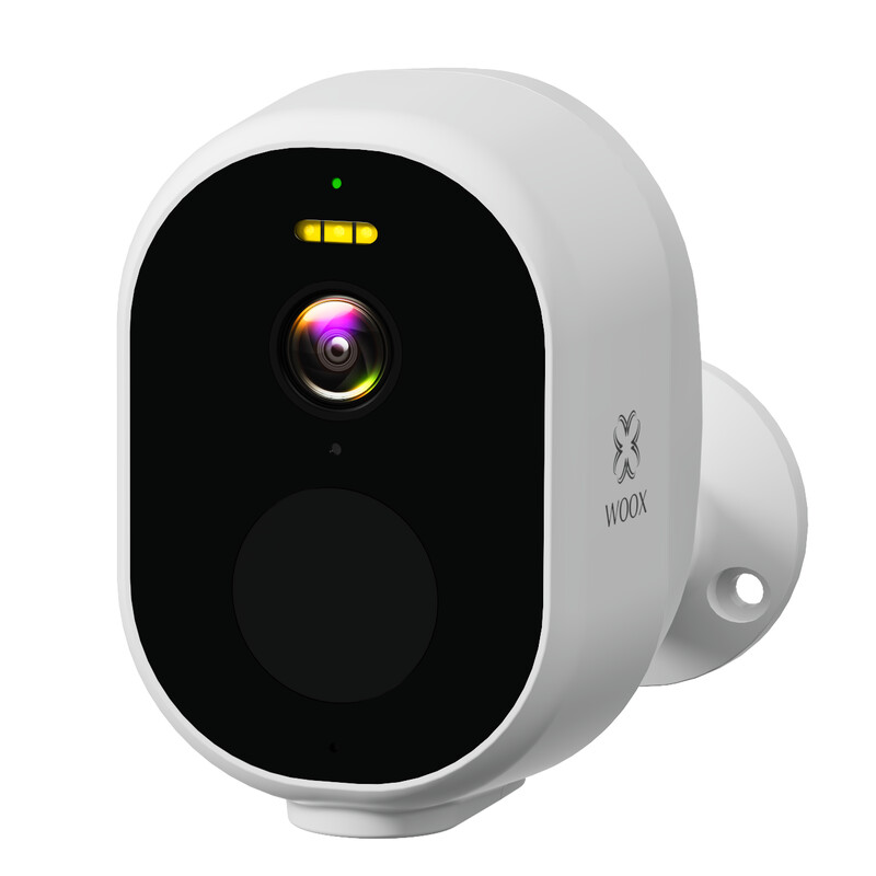 woox Kamera-ip-finnsat ip65, akku ja aurinkopan. valk