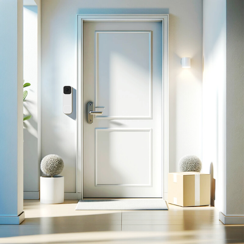 woox Dörrklocka wifi doorbell white