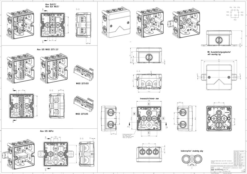 spelsberg Kopplingsdosa abox abox 025 ab-l/sb