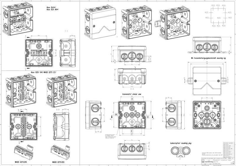 spelsberg Kopplingsdosa m. membran abox abox 040-2,5