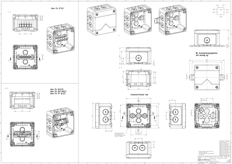 spelsberg Kopplingsdosa industrial abox pro 025 ab-l/sw