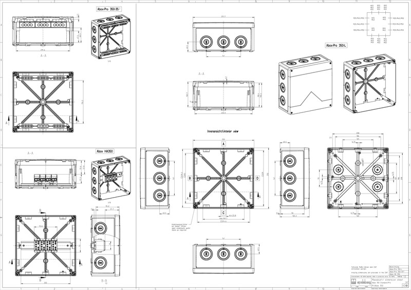 spelsberg Junction box industrial abox pro 350-l