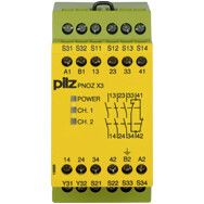 pilz Skyddsrelä pnoz x3 24vac/24vdc 3n/o 1n/c