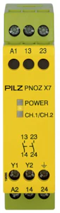 pilz Emergency stop relay pnoz x7 230vac