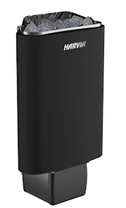 harvia Sauna heater wall mounted delta d23e 2,3 kw black
