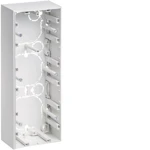 SURFACE MOUNTING BOX 3-F. 37MM IP21 WHITE