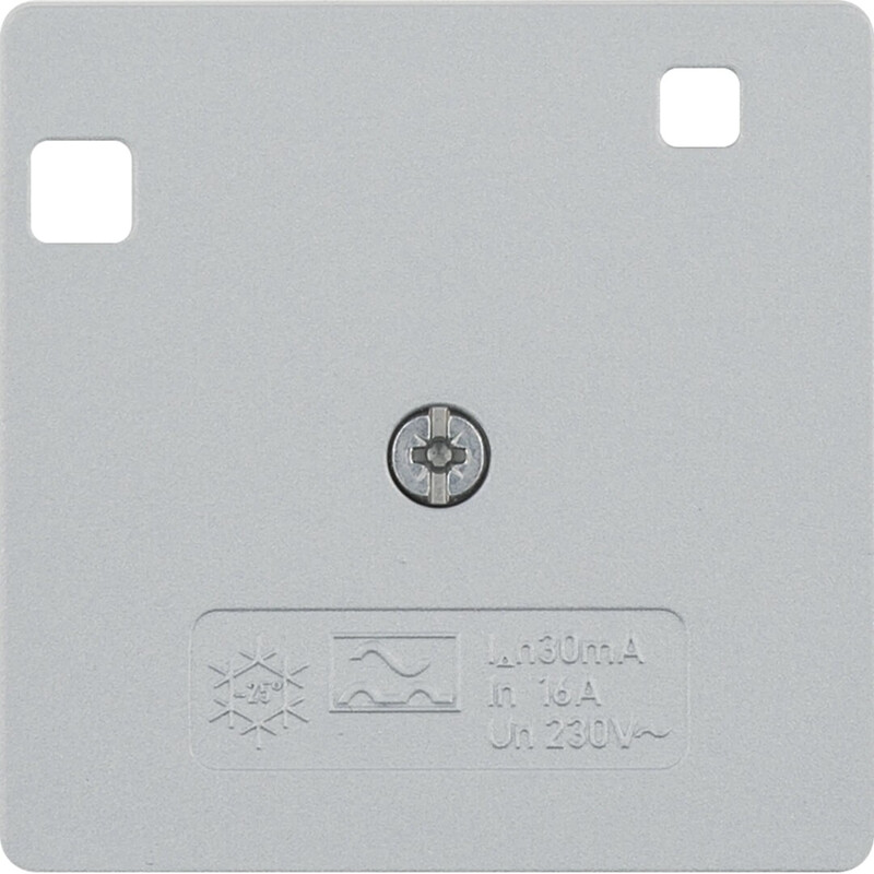hager Center plate s.1 rcd 284401 50x50 alu