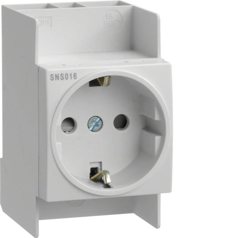 hager Vägguttag sns016 1s 16a ip2x qc din