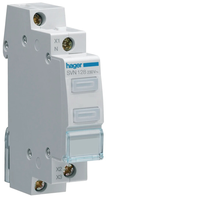 hager Signal lamp svn128 2xkirk230vac