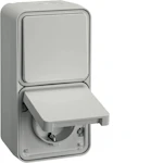 SOCKET OUTLET 1S/16A 6/10A IP55 PPJ white