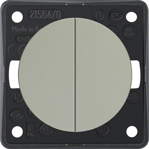 KYTKIN HAGER 5/5A/12V UR kromi matta
