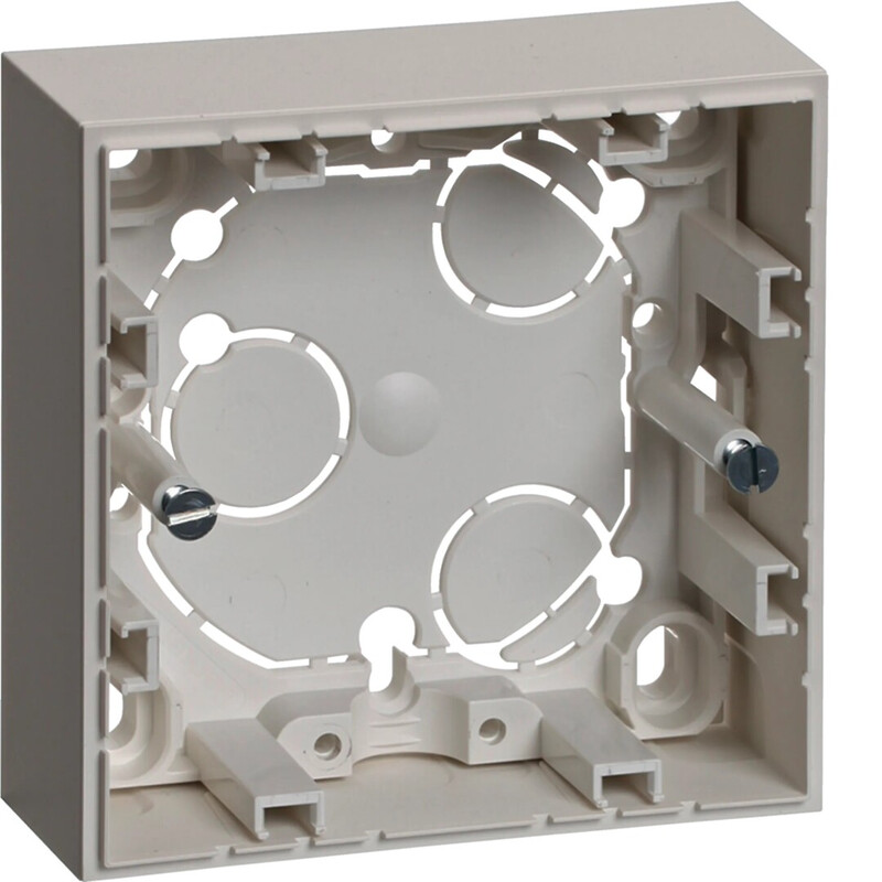 SURFACE MOUNTING BOX 1-f. 21mm IP21 white