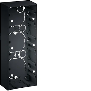 hager Förhöjningsram 3-f. 37mm ip21 antrasit