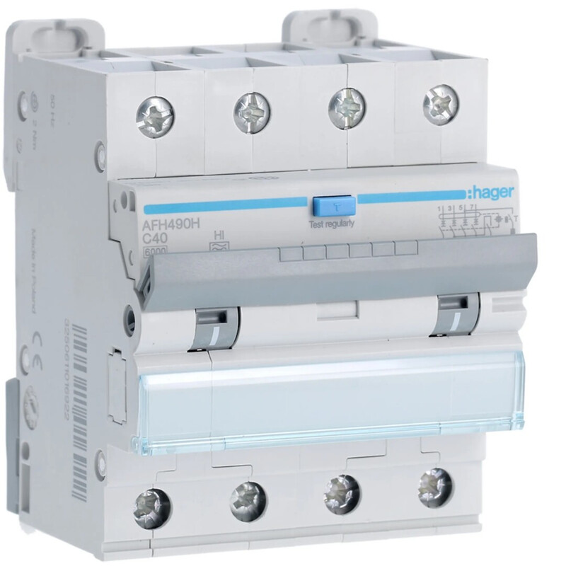 hager Rccb afh490h 300ma a-hi/4x40a c 6ka