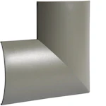 FLAT CORNER AK75185 PVC 18X75 GRAY