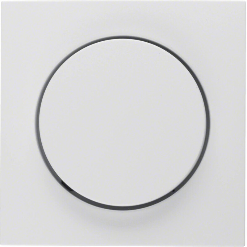 CENTRE PLATE ROTARY DIMMER/POT. WH