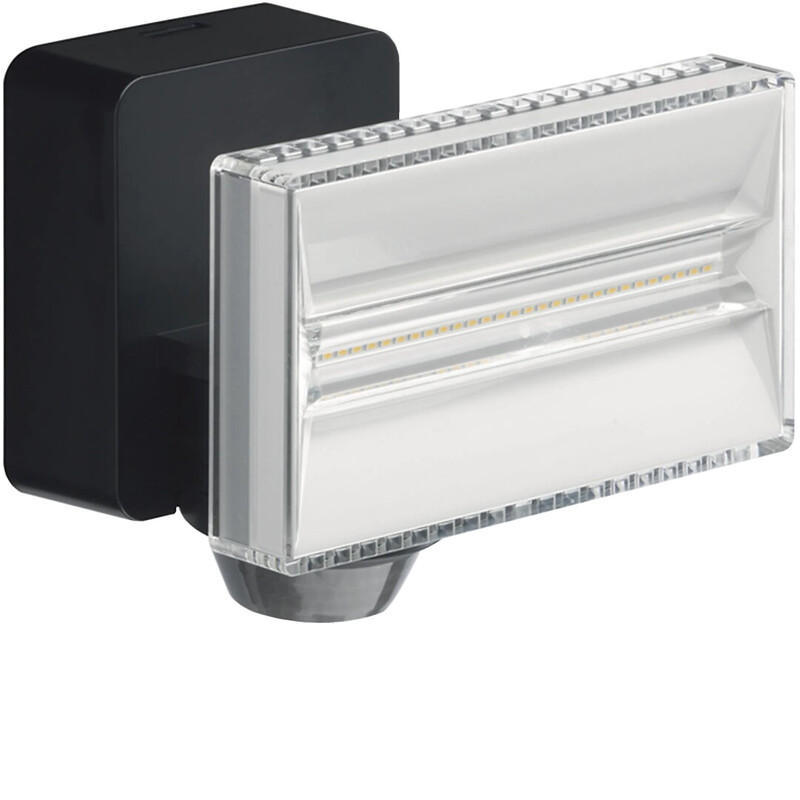 hager Sensor luminaire ee643 led 20w pir d140 black