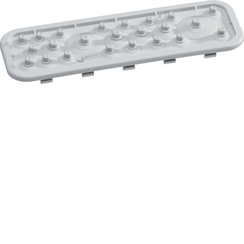 hager Genomförings fläns univers vz741 70x240 grå