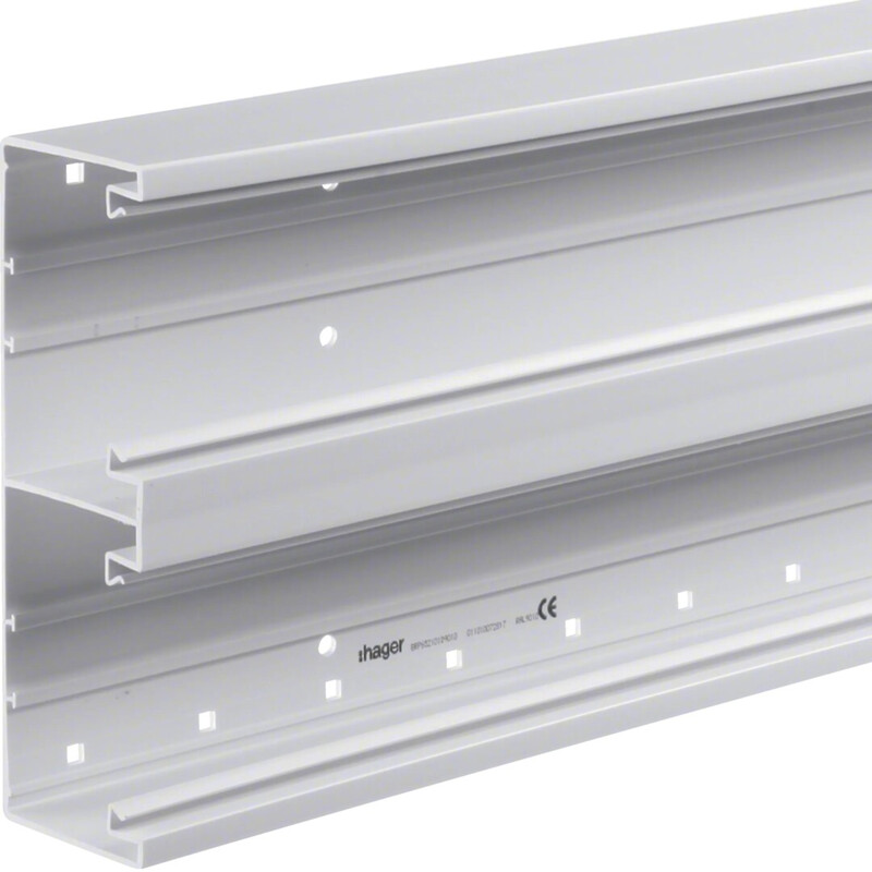hager Trunking base tehalit.brp brp65210d1 pvc 65x210x2000 wht