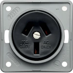 KRAFTUTTAG INTEGRO FLOW 1AUS/10A/250V UKR GRÅ