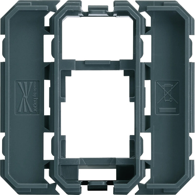 hager Data-adapter gallery wxf202 1xrj45 keystone 1/2m