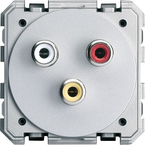 hager Duct av box gallery wxf631 rca wh/rd/yl 2m