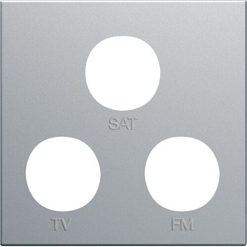 hager Frontbricka gallery wxd256 tv+r+sat 2m alum.