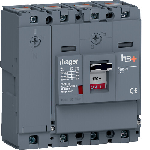 KUORMANKYTKIN VIPU HAGER h3 P160 4N 160A
