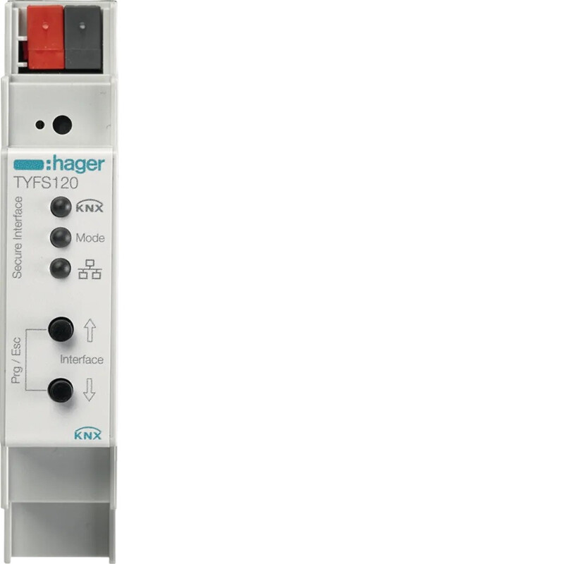 hager Liitäntäportti knx hager tyfs120 ip/knx secure 1m din
