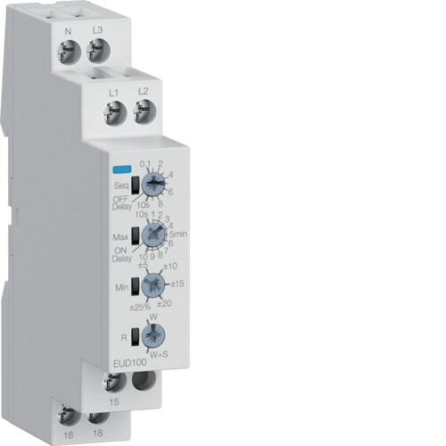 hager Voltage monitoring relay eud100 ov/uv/seq 1/3ph 1m