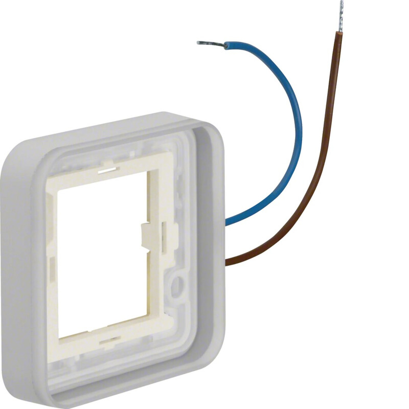 MOUNTING FRAME 1-F. LIGHT WHITE 12-24VDC