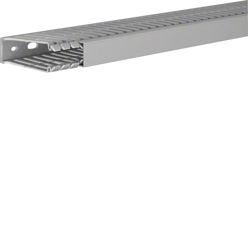 SLOTTED TRUNKING BA7 80X25 GREY