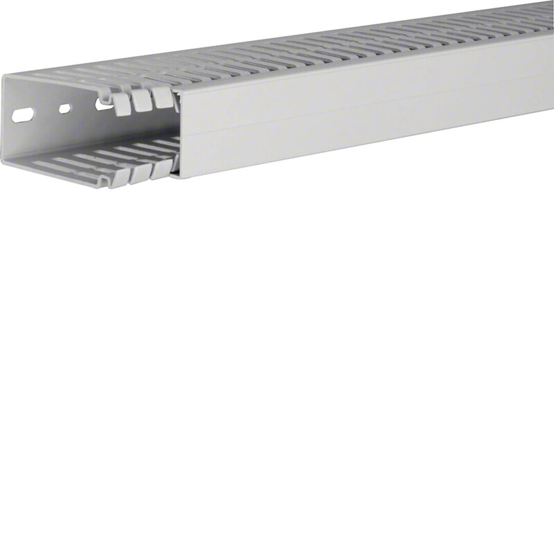 hager Skåpskanal ha7 80x40x2000 pc/abs ljusgrå