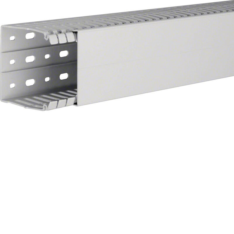 WIRE RACE-WAY HA7 80X80X2000 PC/ABS LGRAY