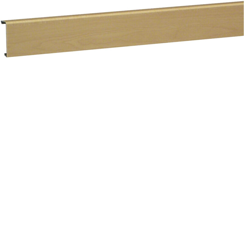 hager Sockelkanalfront sl200552 pvc sl20x55x2000 lönn