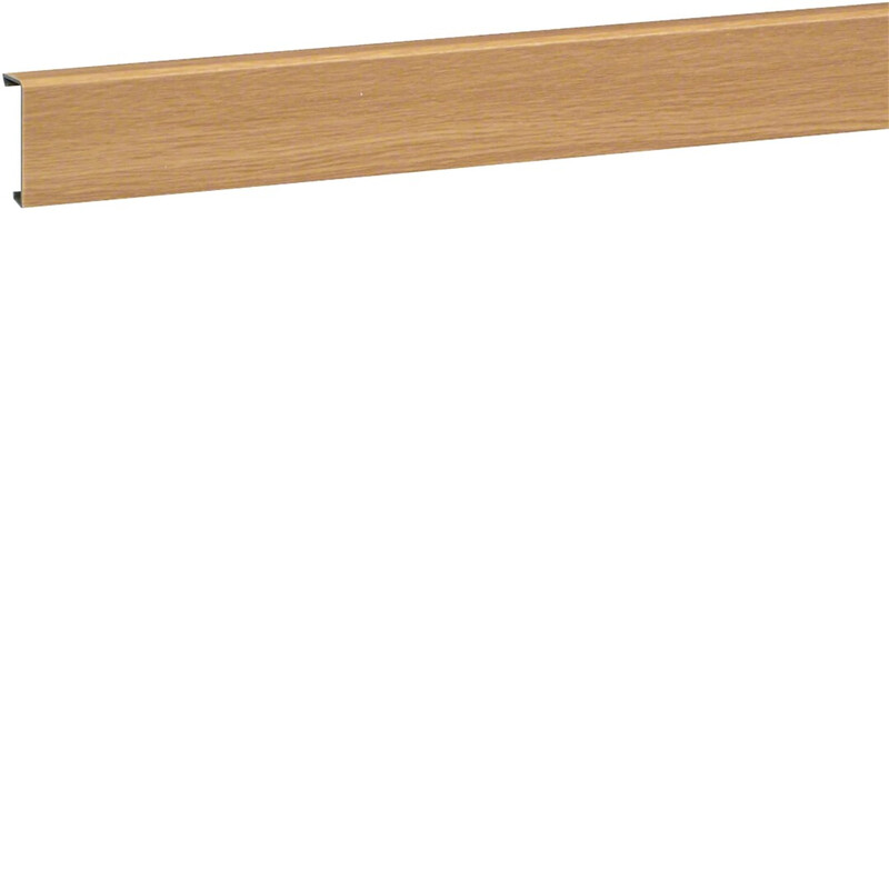 hager Sockelkanalfront sl200552 pvc sl20x55x2000 ek