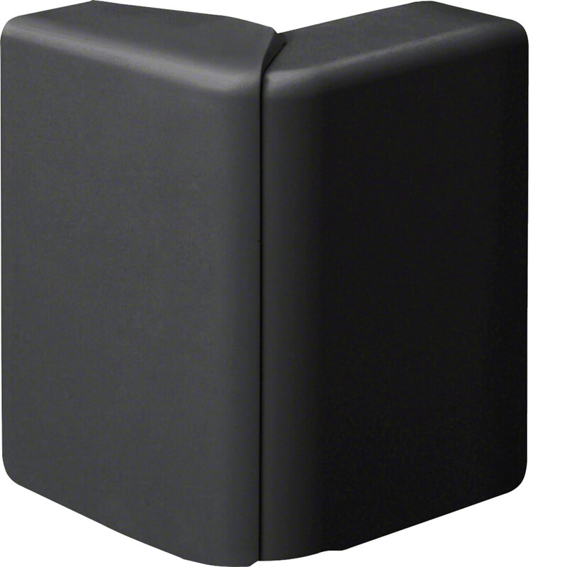 hager External corner sl200803 sl20x80 adj. black