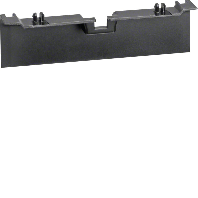 SOCKET PLINTH LID SL20080A SL20X80 PC/ABS BLACK