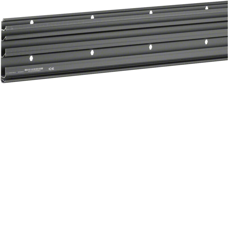 hager Skirting trunking base sl201151 pvc sl20x115x2000 bla