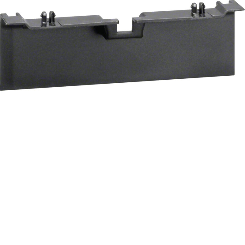 SOCKET PLINTH LID SL20115A SL20X115 PC/ABS BLACK