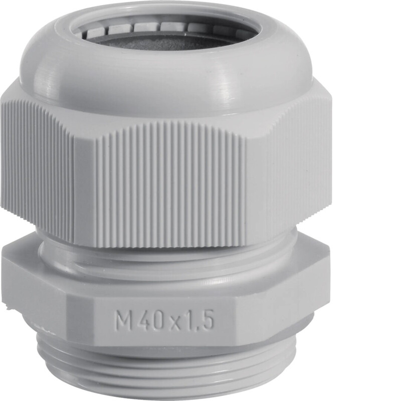 hager Bussning screw vz040m m40 ip65 l.gray