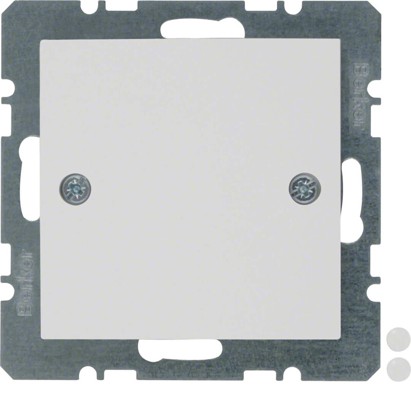 CENTRE PLATE BLIND SCREW UK WHITE