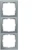 hager Ram 3-fack s.1 silver