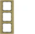 hager Frame 3f flat gold-al/ant