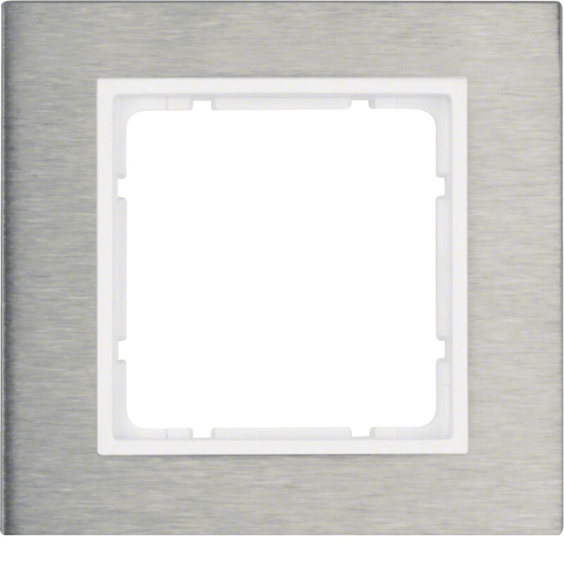 FRAME 1F FLAT BR.S.STEEL/WHITE