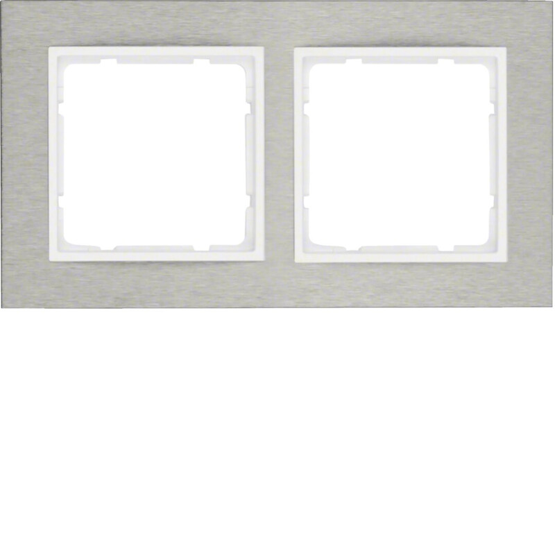 FRAME 2F HORIZ.B. S.STEEL/WHITE