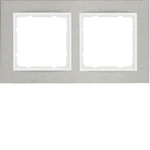 FRAME 2F HORIZ.B. S.STEEL/WHITE